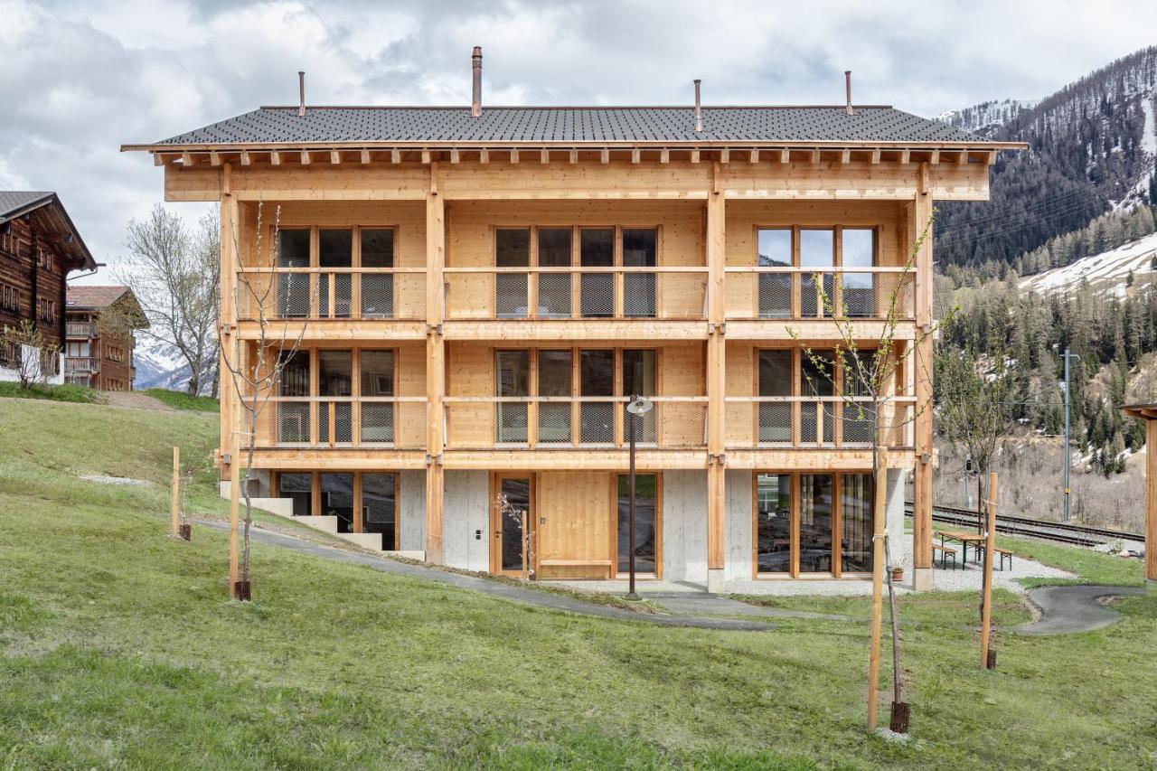 Berglodge Goms Münster Exteriér fotografie